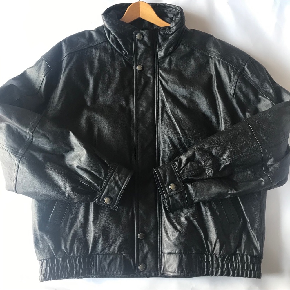 Members Only Classic Vintage Leather Jacket